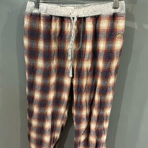 True Grit Lodge Plaid Flannel Pant size small